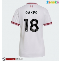 Ženske Nogometnih dresov Liverpool Cody Gakpo #18 Gostujoči 2026-27 Kratki rokavi